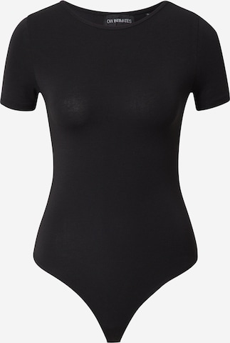 OW Collection - Body camiseta 'ROSA' en negro: frente