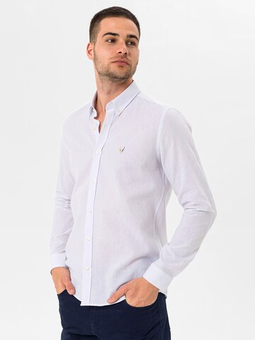 Regular fit Camicia 'Fleano' di By Diess Collection in bianco