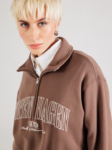 HOLLISTERSweater majica - smeđa boja