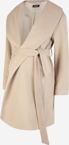 Attesa Between-Seasons Coat 'Cappotto' in Beige: front