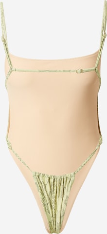 TWIIN Bralette Swimsuit in Yellow