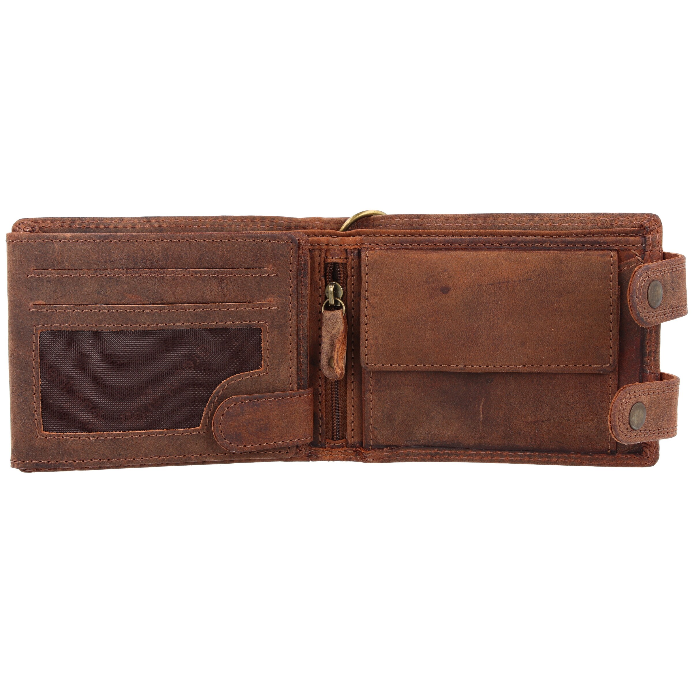 Portamonete 'Montenegro' di Greenland Nature in marrone