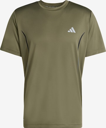 ADIDAS PERFORMANCE Functioneel shirt in Groen: voorkant