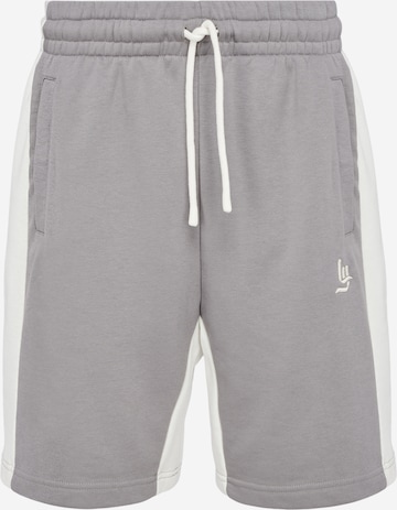 LYCATI exclusive for ABOUT YOU Regular Pants 'Catch' in Grey: front