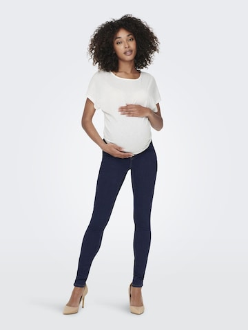 Only Maternity Skinny Jeggings 'Rain' in Blauw