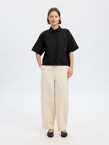 SELECTED FEMME Bluse i sort