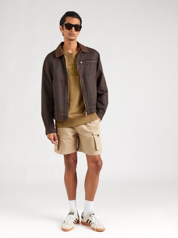 THE NORTH FACE - Sweatshirt 'DREW PEAK' em verde