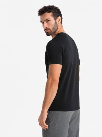 T-Shirt Ombre en noir