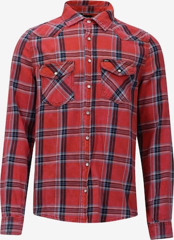 LTB Regular fit Button Up Shirt 'Rohan' in Red: front