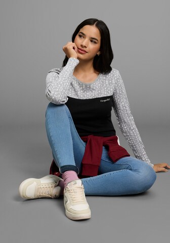 KangaROOS Shirt in Black