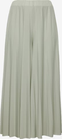 Guido Maria Kretschmer Curvy - Pierna ancha Pantalón 'Samantha' en verde: frente