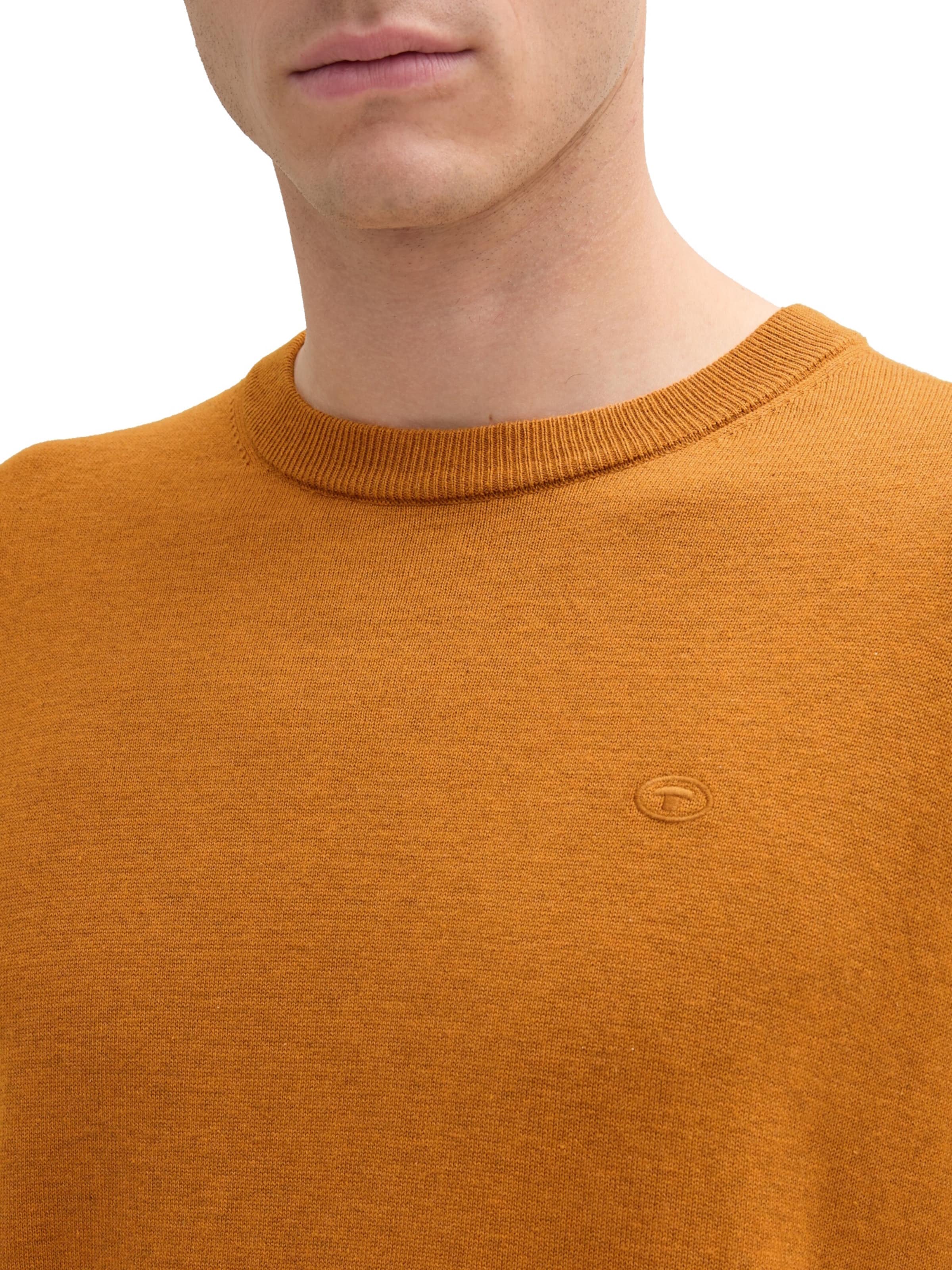 TOM TAILOR Sweater in Brown