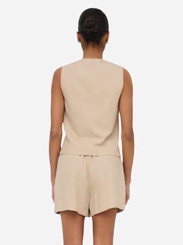Tailleur 'Onlgoa S/L Linen Bl Waistcoat Cc Tlr 15363724' di ONLY in beige