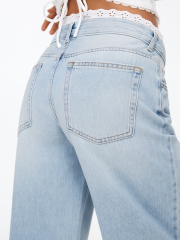 Wide leg Jeans di Pull&Bear in blu