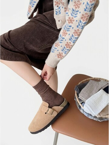 Millo Socks 'Cosy Twist' in Brown