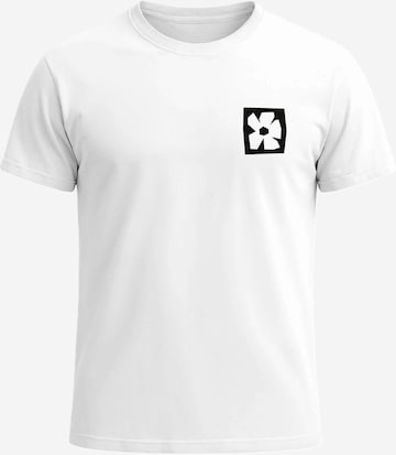 Neverless Shirt 'Blume Quadrat' in White: front