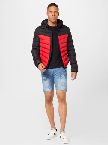 BRAVE SOUL Between-season jacket 'Grant' in Red