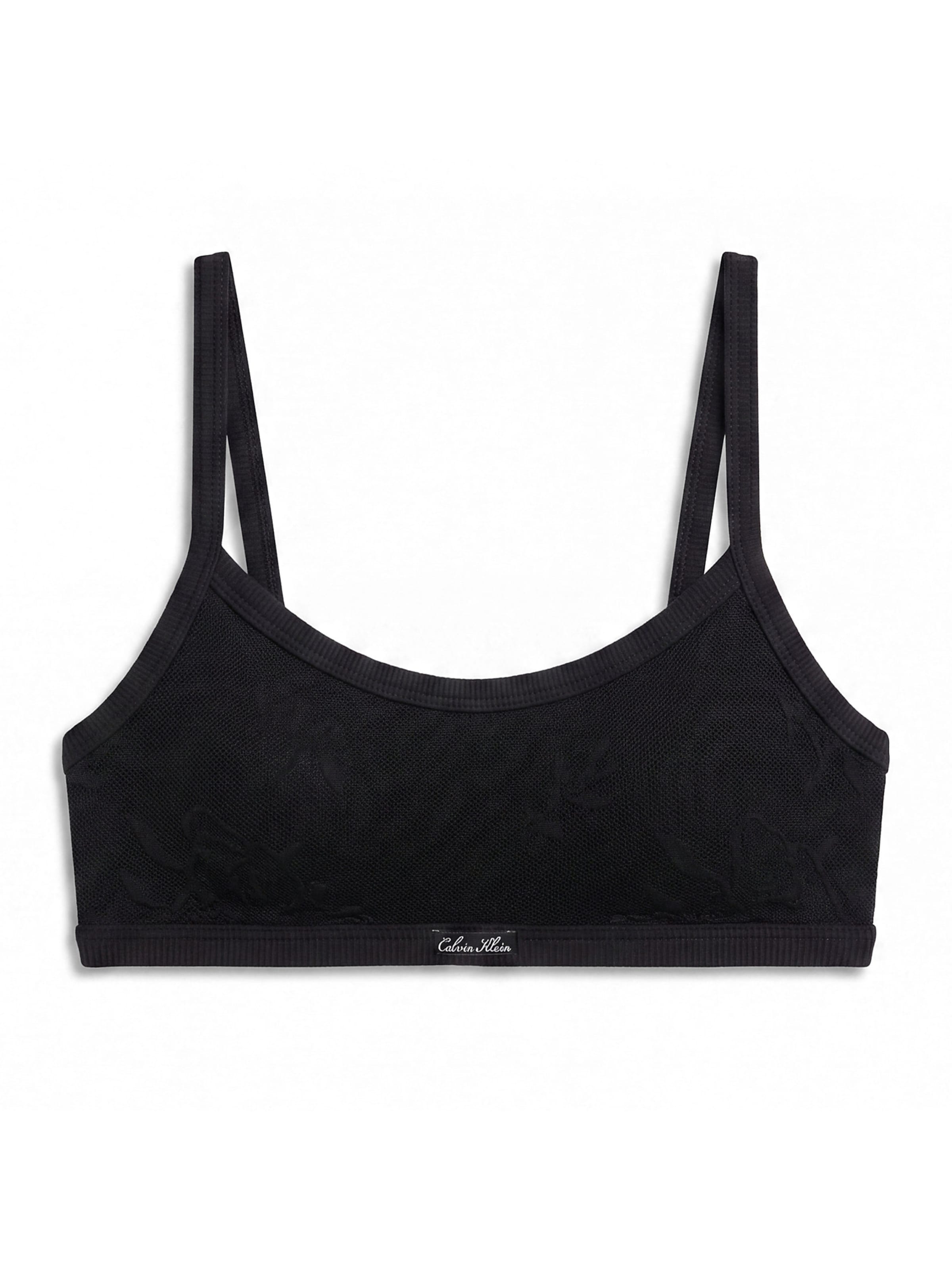 Calvin Klein Bustier BH in Schwarz: Vorderseite