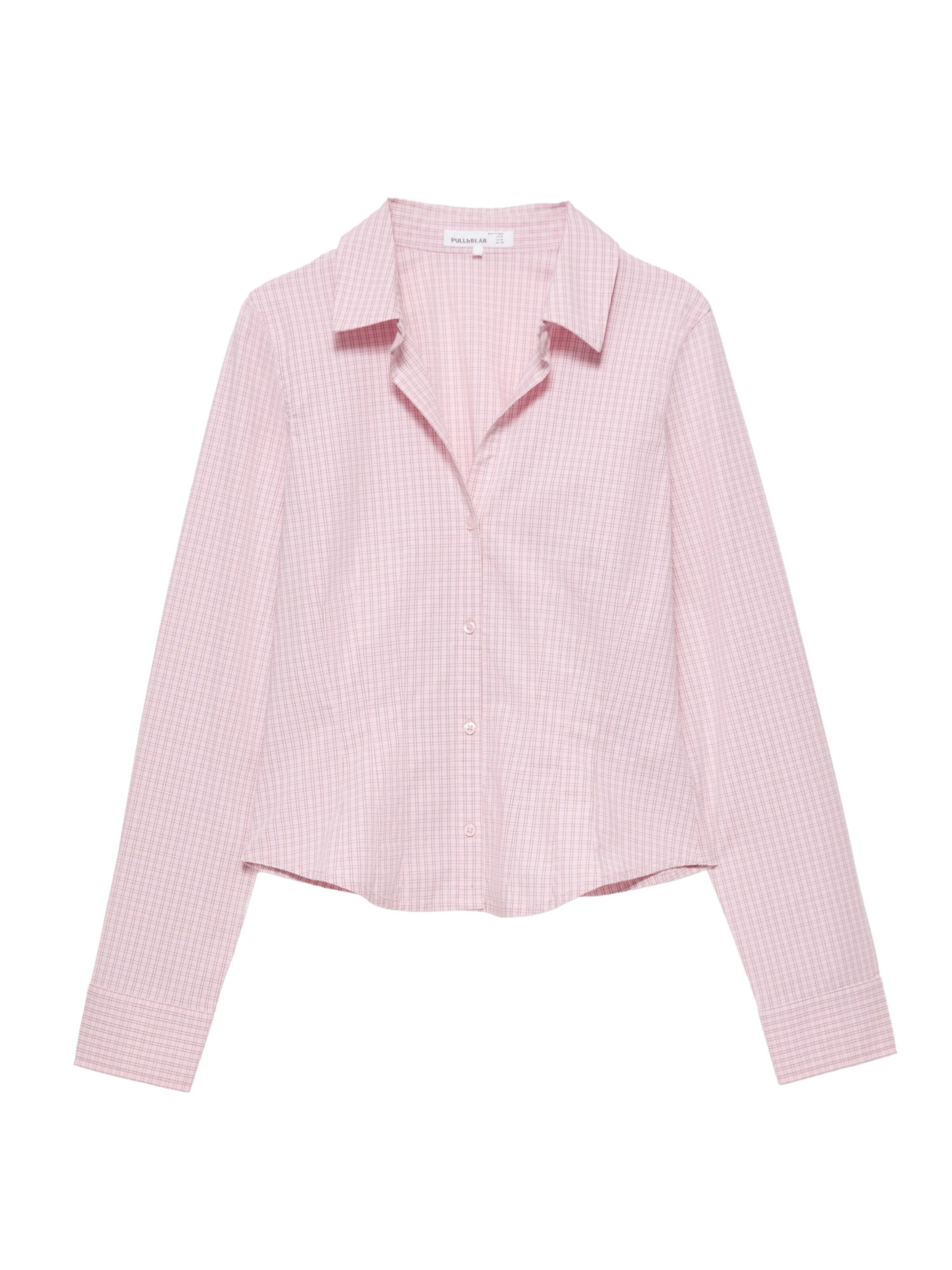 Pull&Bear Blouse in Roze: voorkant