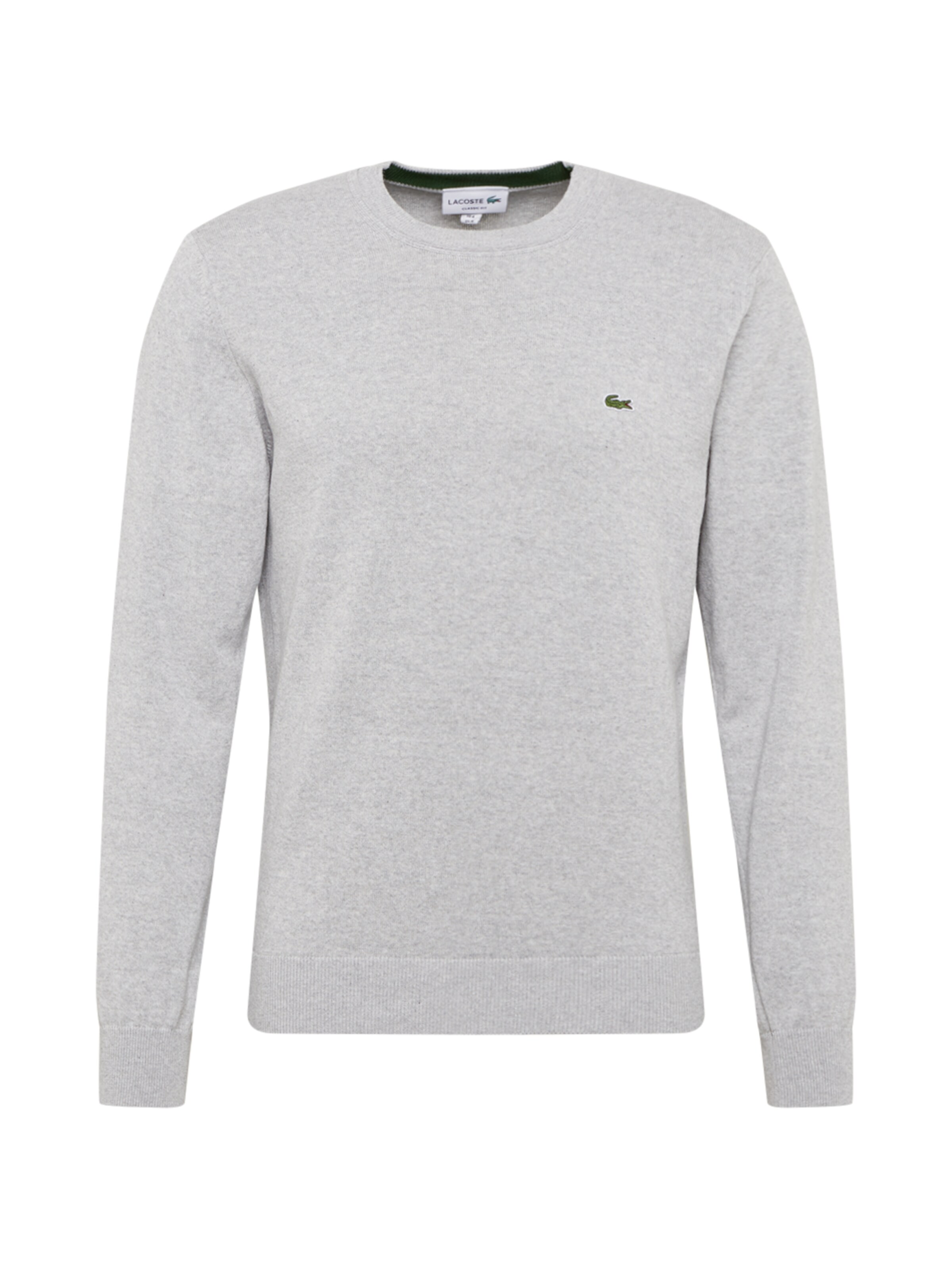 lacoste sweater grey
