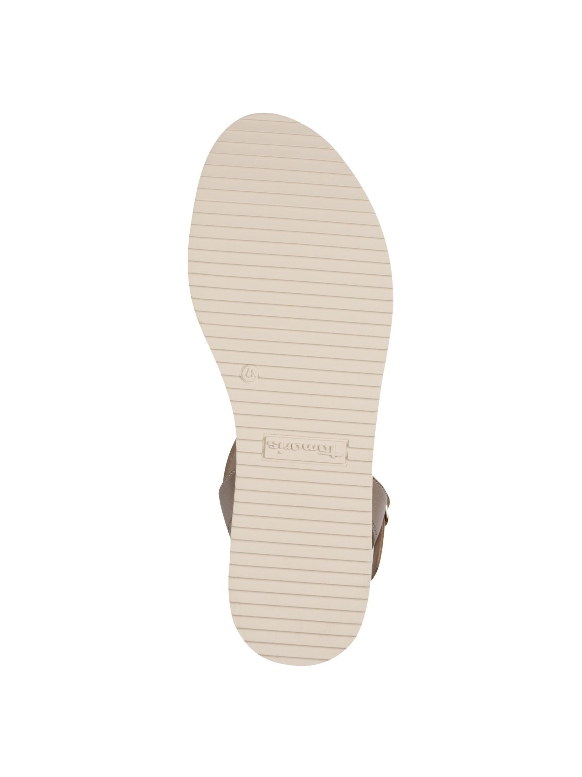 Tamaris Strap sandal in Gold