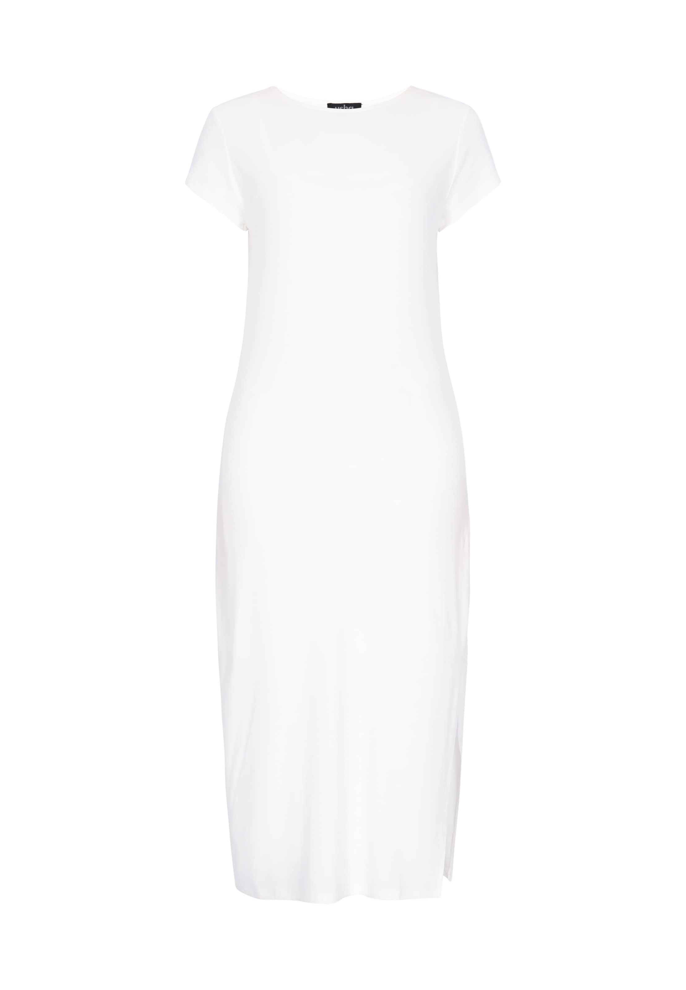Robe usha BLACK LABEL en blanc : devant