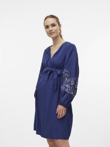 MAMALICIOUS Kleid 'Nanaz Tess' in Blau