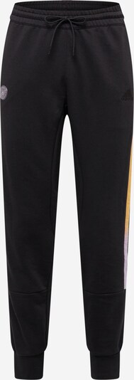 ADIDAS PERFORMANCE Sporthose in hellgelb / schwarz / weiß, Produktansicht