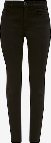 comma casual identity Skinny Hose in Schwarz: predná strana