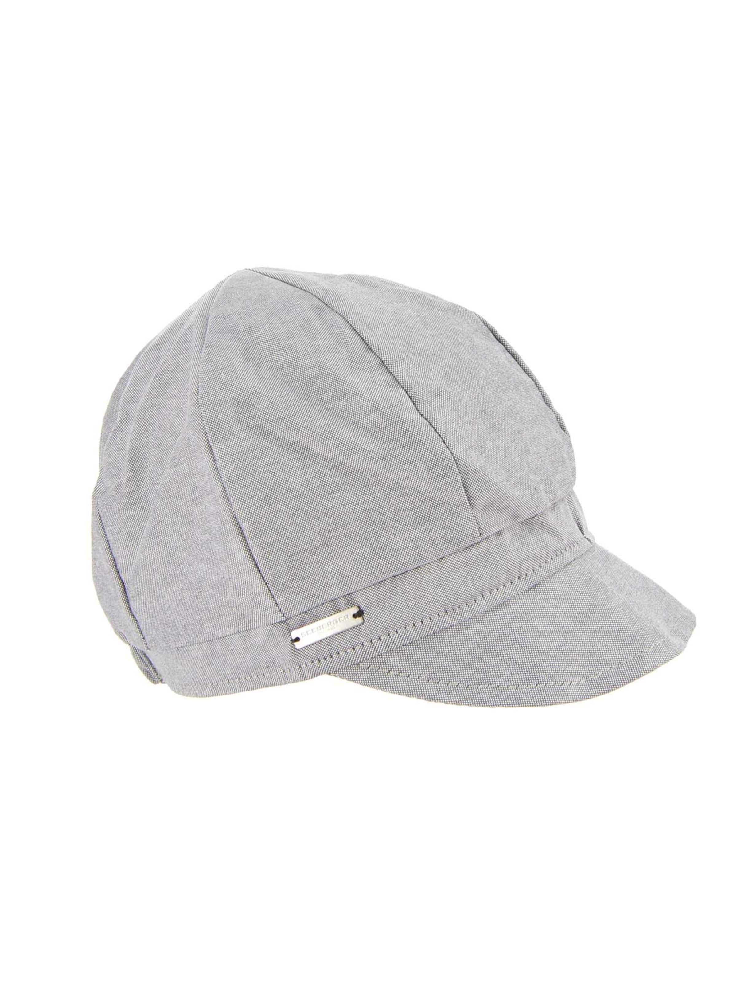 Seeberger Cap 'Cap'‌‌‌‌‌‌ in Schwarz: Vorderseite
