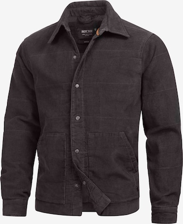 INDICODE JEANS Between-Season Jacket 'Korbits' in Grey: front