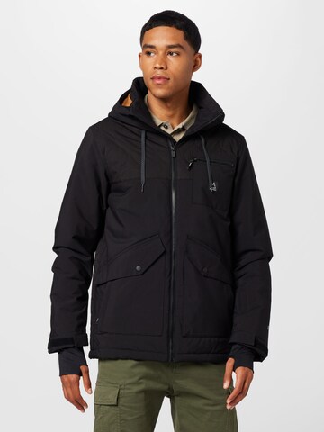 PROTEST Athletic Jacket 'TORRENS' in Black: front