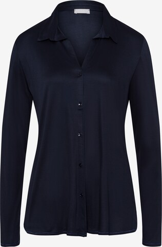 Chemise de nuit ' Grand Central ' Hanro en bleu : devant