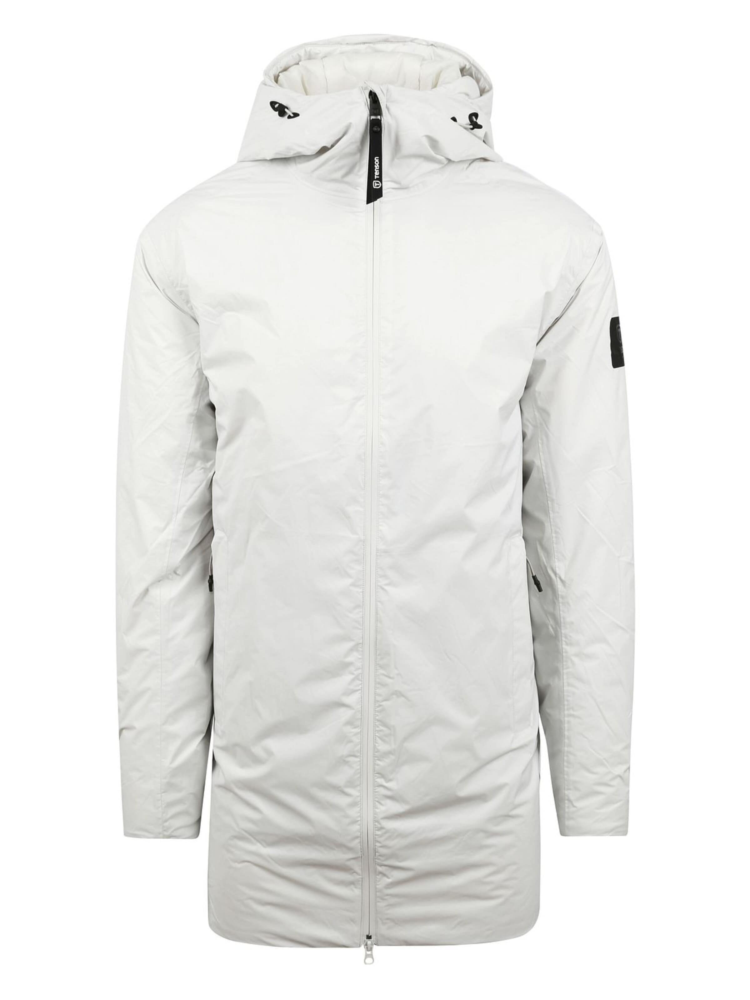 TENSON Winter Coat 'Transition' in White: front