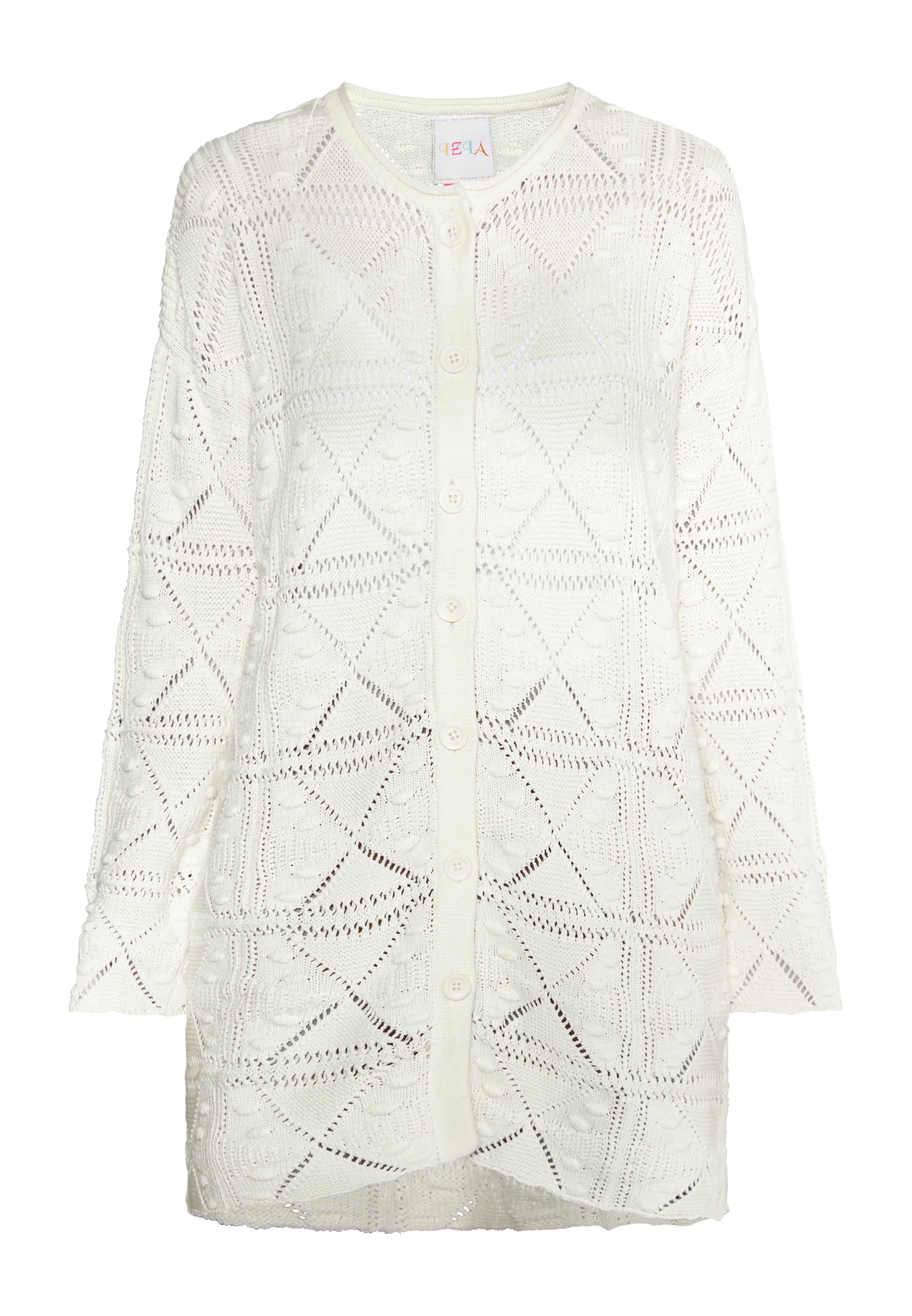 IZIA Kardigán 'Lomasi' - fehér: elől
