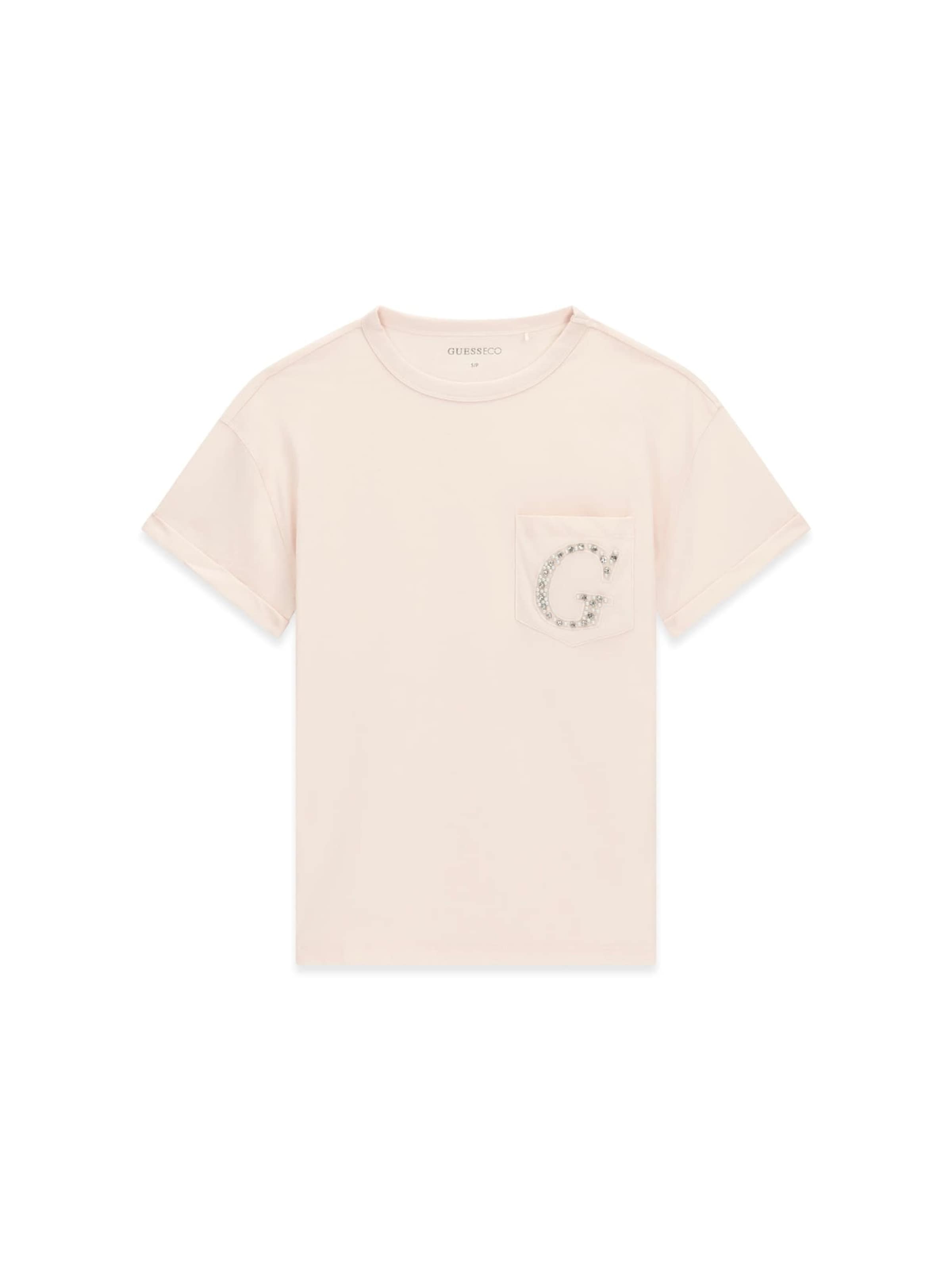 GUESS T-Shirt in Beige: Vorderseite