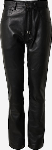 Luka Sabbat for ABOUT YOU Regular Pants 'Marlo' in Black: front