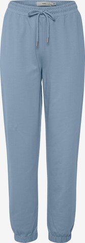 ICHI Tapered Pants 'IHVEA PA' in Blue: front