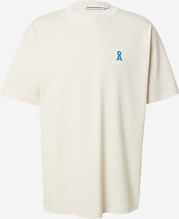 T-Shirt 'MAARKOS CHANGES' ARMEDANGELS en blanc : devant