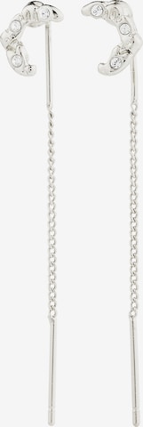 Boucles d'oreilles 'Kora' Pilgrim en argent : devant