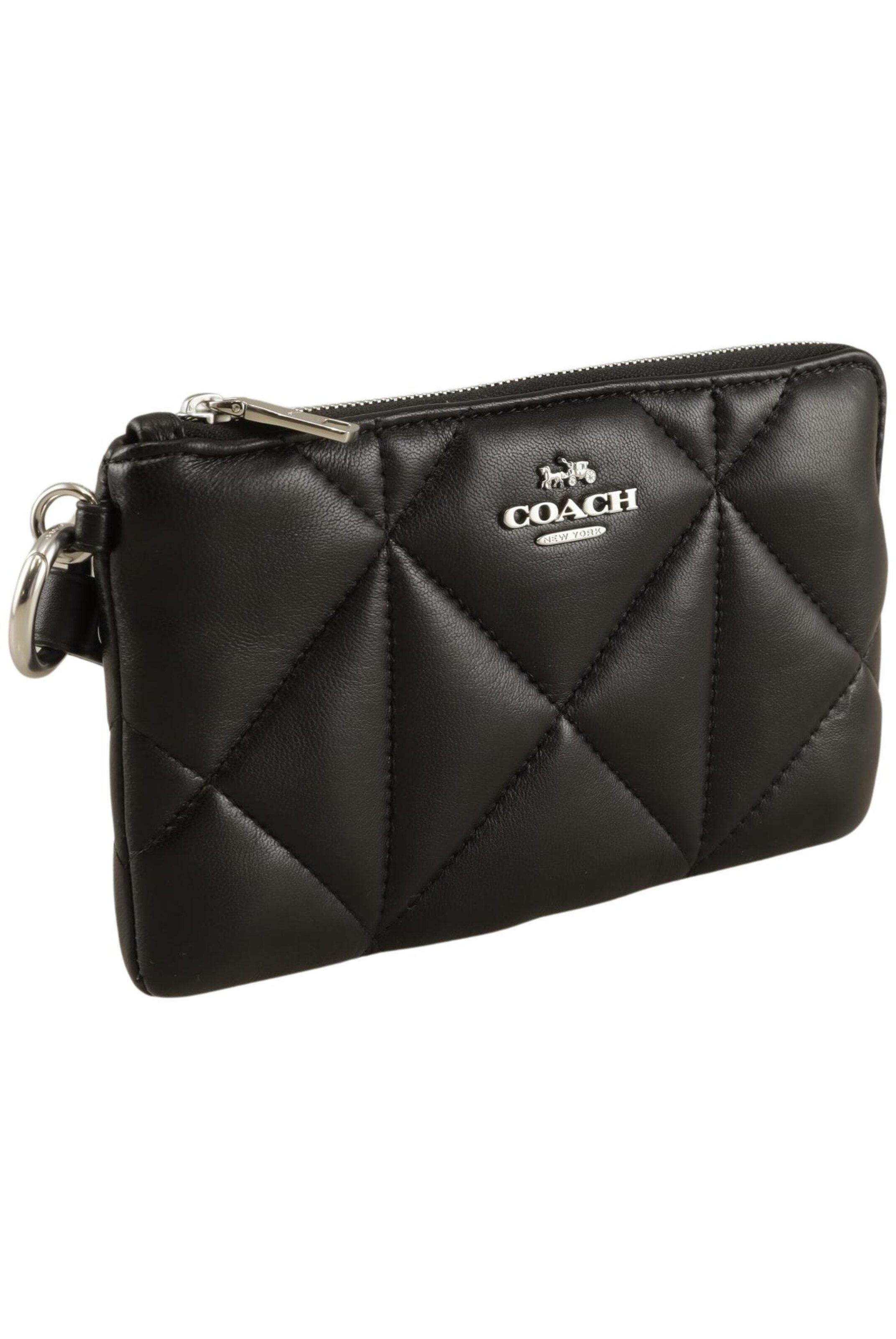 COACH Small Leather Goods in One size in Black: front