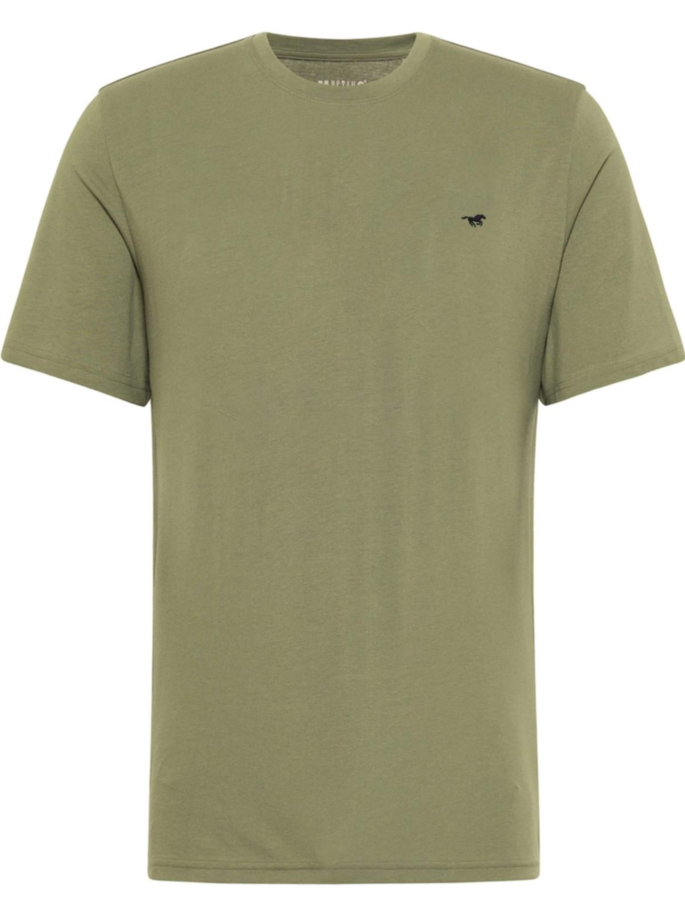 MUSTANG Shirt 'Alex'‌‌‌‌‌ in Grün: Vorderseite