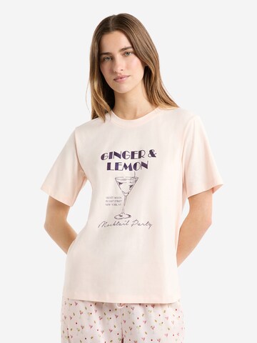 ETAM Pajama Shirt 'Ginger' in Pink: front