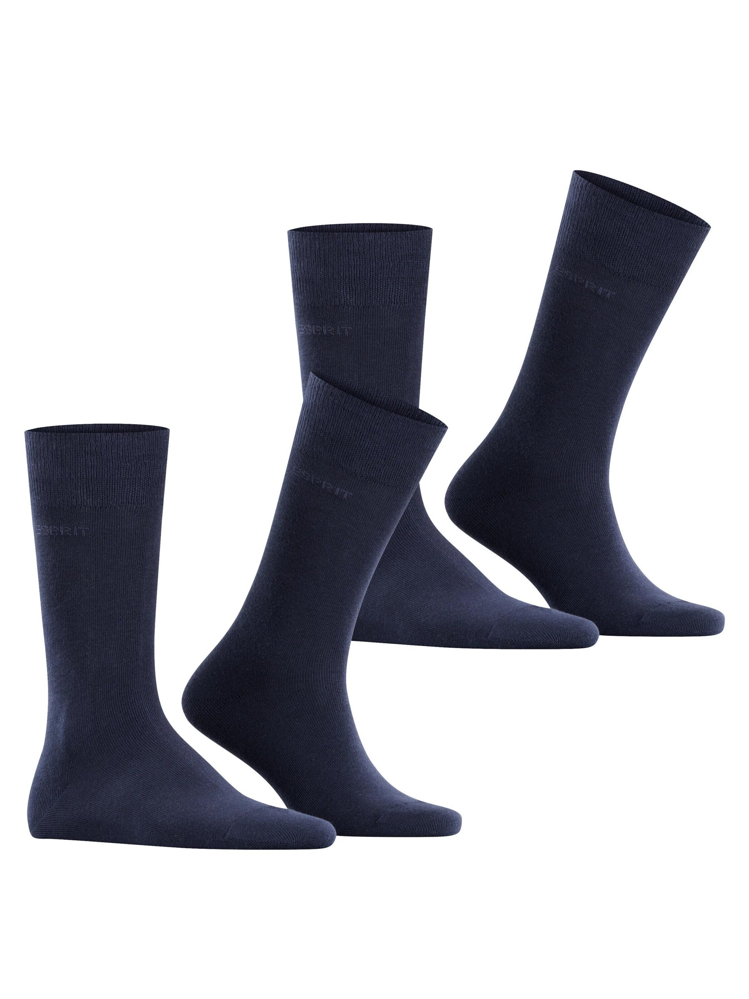 ESPRIT Socken 'Basic Uni 2-Pack'‌ in Blau