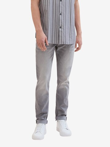 TOM TAILOR DENIM Slim fit Jeans 'PIERS' in Grey: front