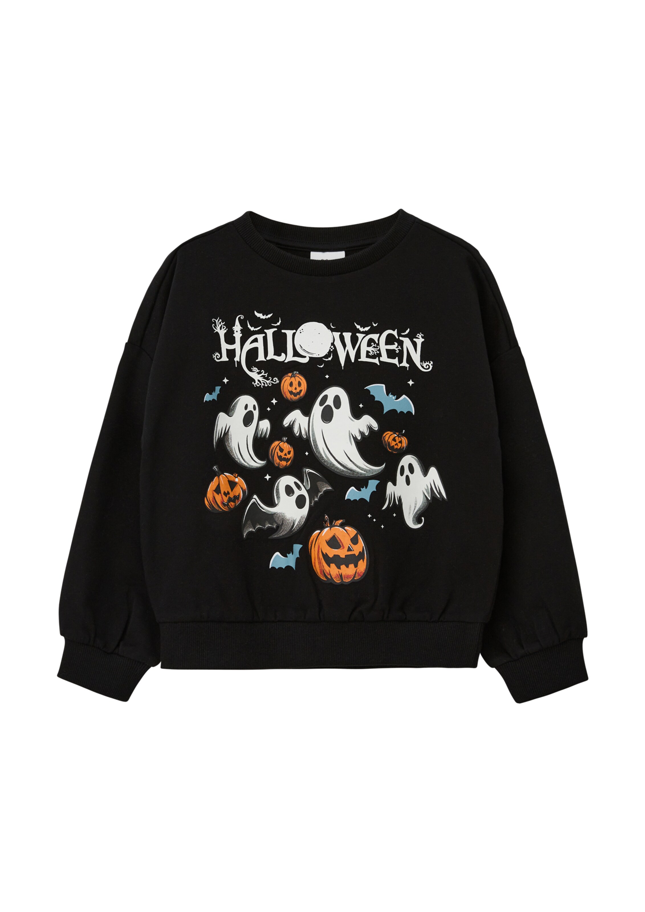 s.Oliver Sweatshirt in Schwarz: Vorderseite