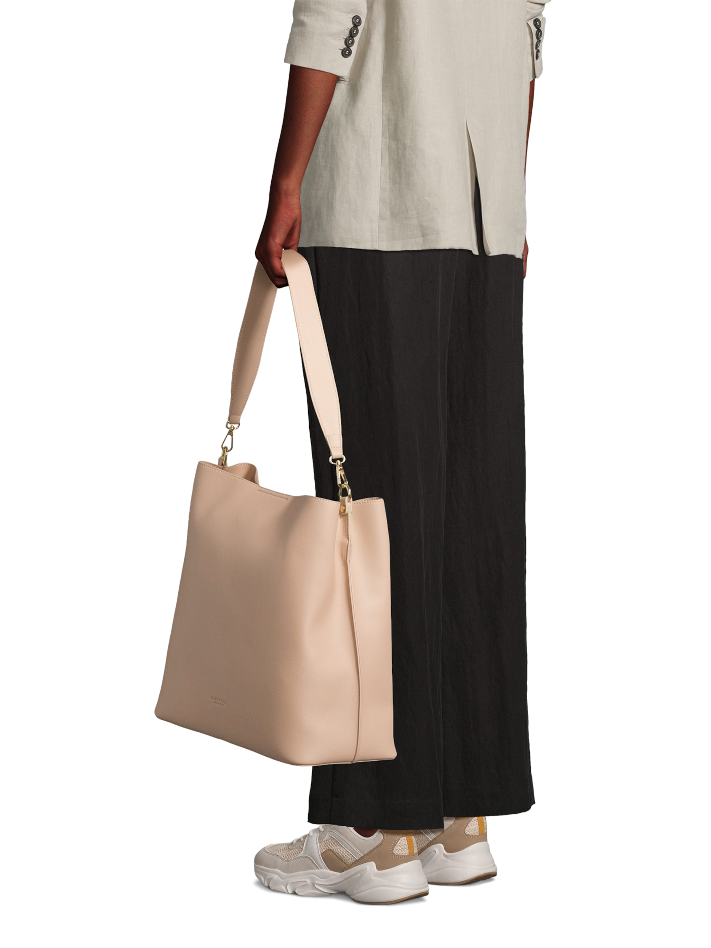 Seidenfelt Наплечная сумка 'Nelma' в Бежевый: спереди