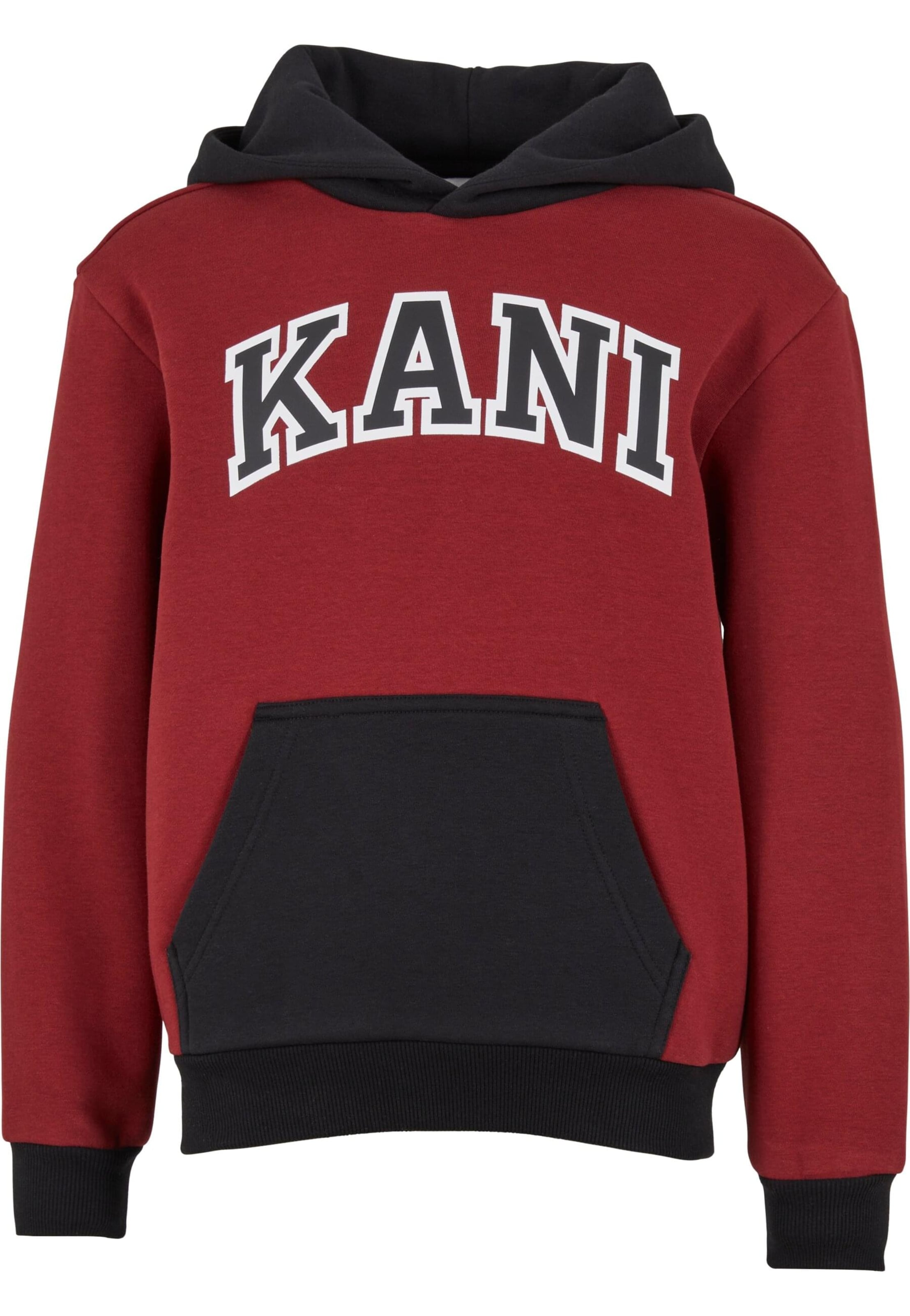 Karl Kani Sweatshirt 'Serif' in Rot: Vorderseite