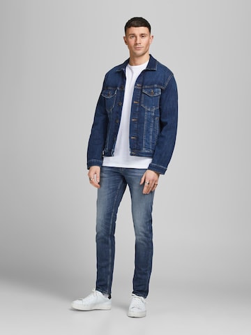 JACK & JONES Slimfit Jeans 'Tim Vintage' in Blauw