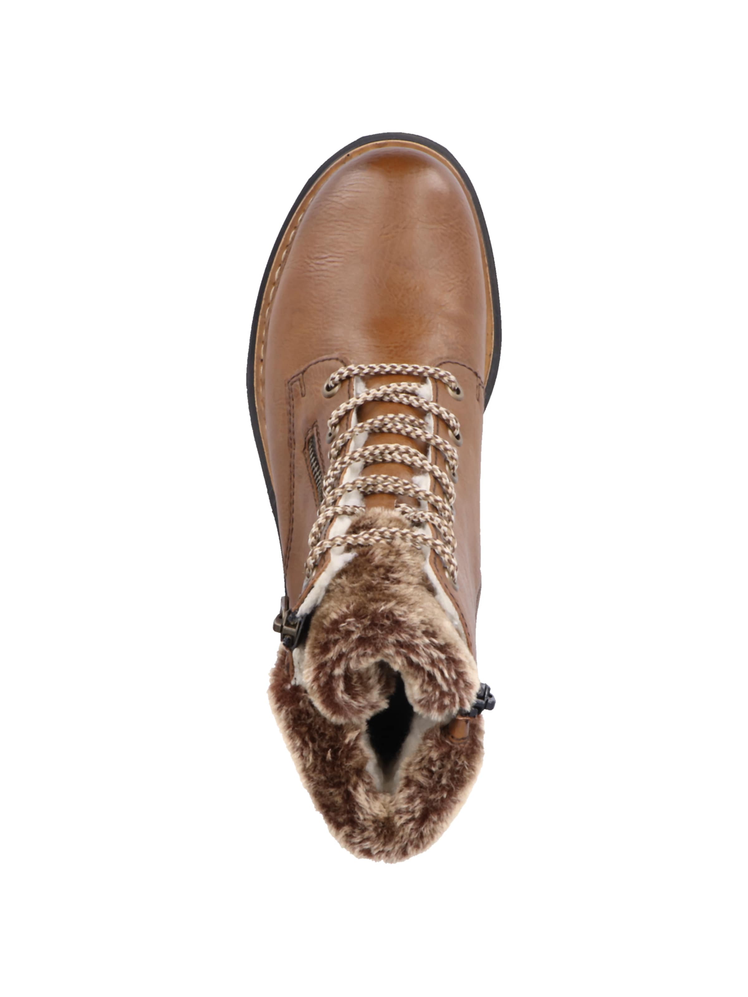 Rieker Lace-up bootie in Brown